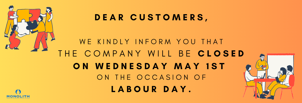 1ST MAY CLOSURE - LABOUR DAY